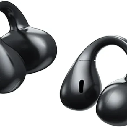 TONEMAY Q8 Open Ear Headphones,Clip On Earphones,LDAC Hi-Res Spatial Audio Wireless Earbuds,Lightweight Comfort,Bluetooth 6.0,Stable Fit,40H Playtime,IPX5 Waterproof for Running Gym