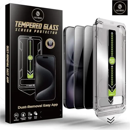 2-Pack | 9H Privacy Tempered Glass for iPhone 16 Plus Screen Protector (6.7-inch) | 25° Anti-Spy | Edge-to-Edge Protection | One-Touch Install with Auto Dust-Elimination Kits & Precision Tool