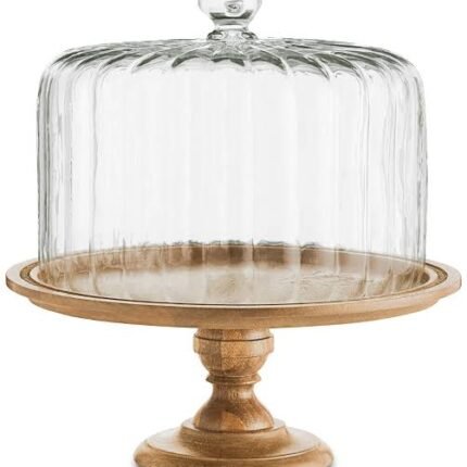 Cake stand with dome