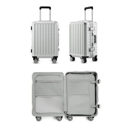 Zipperless luggage