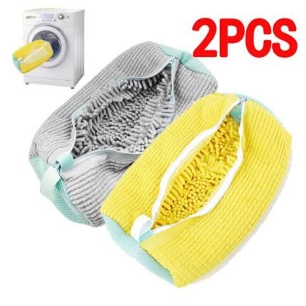 Shoe washing bag