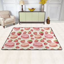 3x5 Area Rug with Strawberry