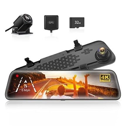 4K Rear View Mirror Camera