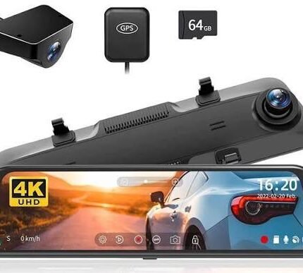 4K Rear View Mirror Camera