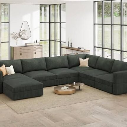 Oversized Boneless Sectional Couch