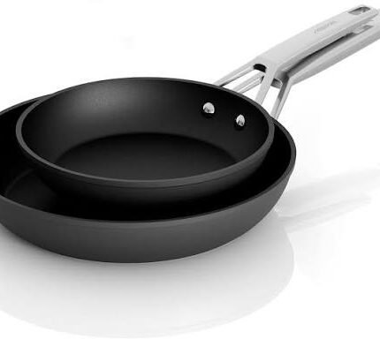 Stainless steel nonstick frying pan